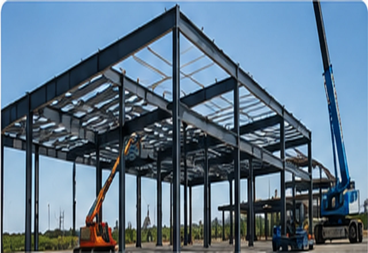 Steel Building Erection by Daisy Fab